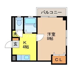 井手口第二コーポの物件間取画像